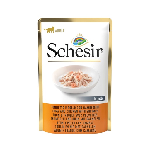 [AG17110] Schesir Cat Tuna Chicken & Shrimps 20 x 85 gr.