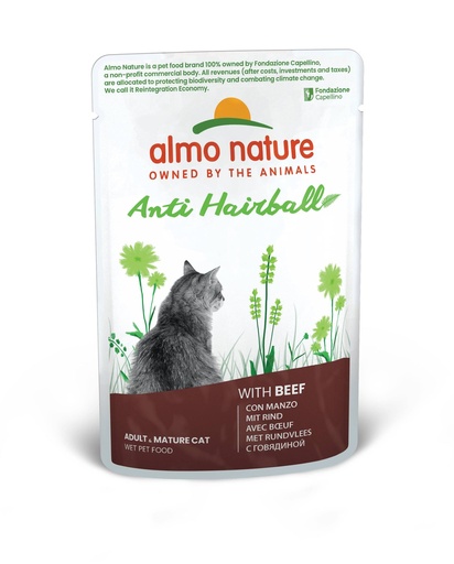 [AL5292] Almo Nature Almo Natureti Hairball met Rund 30 x 70 gr.
