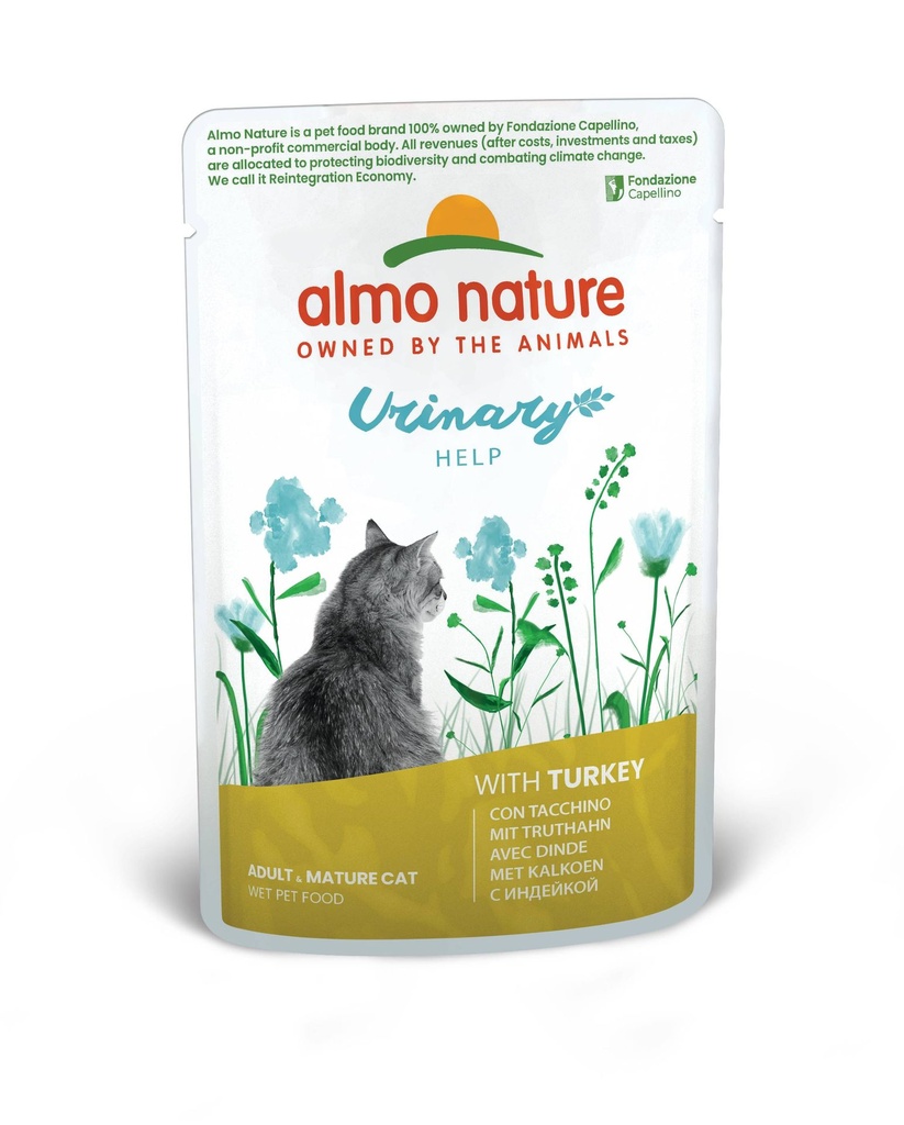 Almo Nature Urinary met Kalkoen 30 x 70 gr.