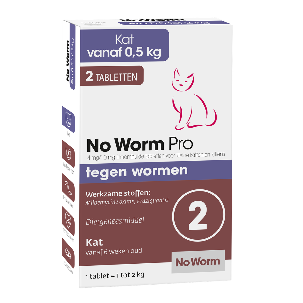 No Worm Pro Kleine Kat & Kitten