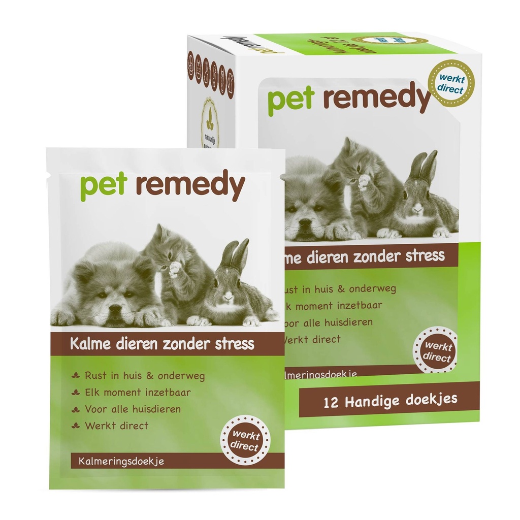 Pet Remedy Kalmerende doekjes 1 st.