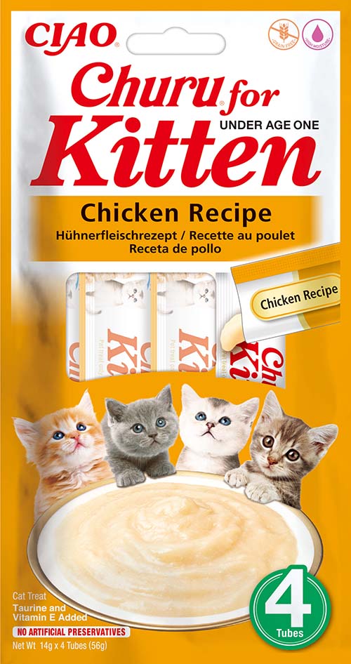 Inaba Churu Kitten Chicken (12 x 4 x 14 gr.)