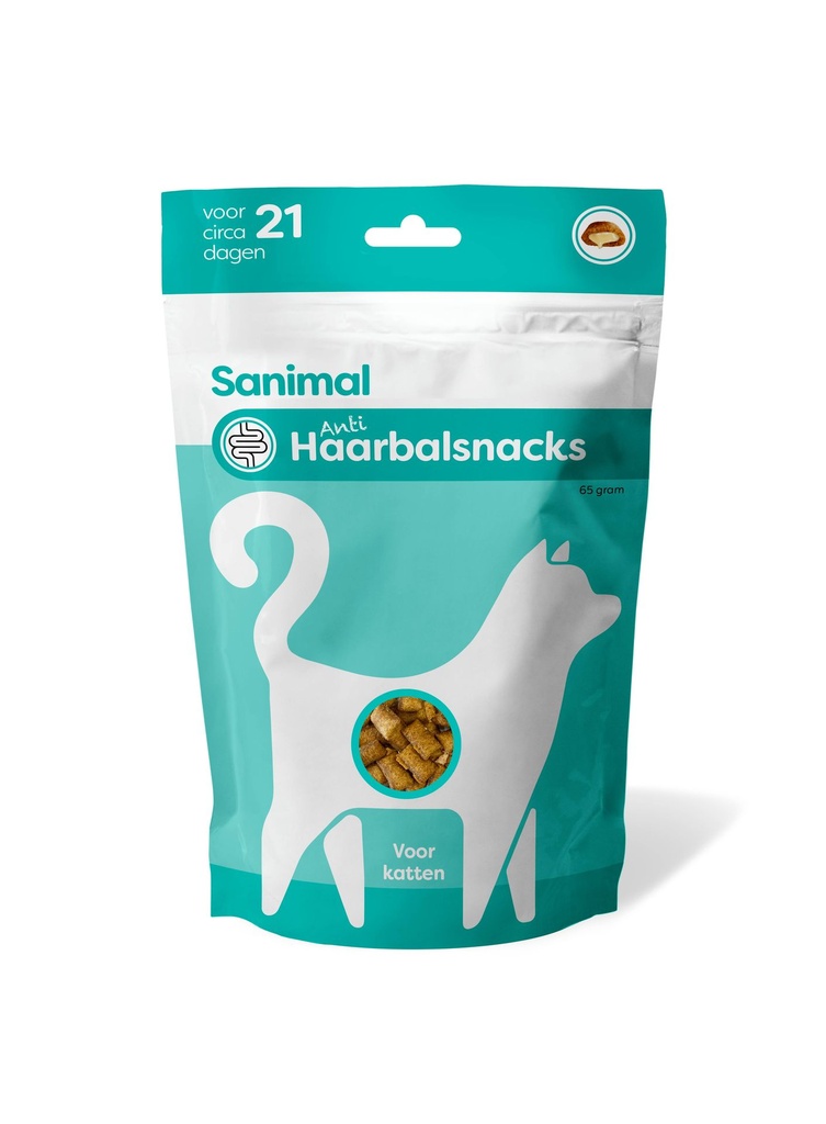 Sanimal Anti-haarbalsnacks 65 gr.