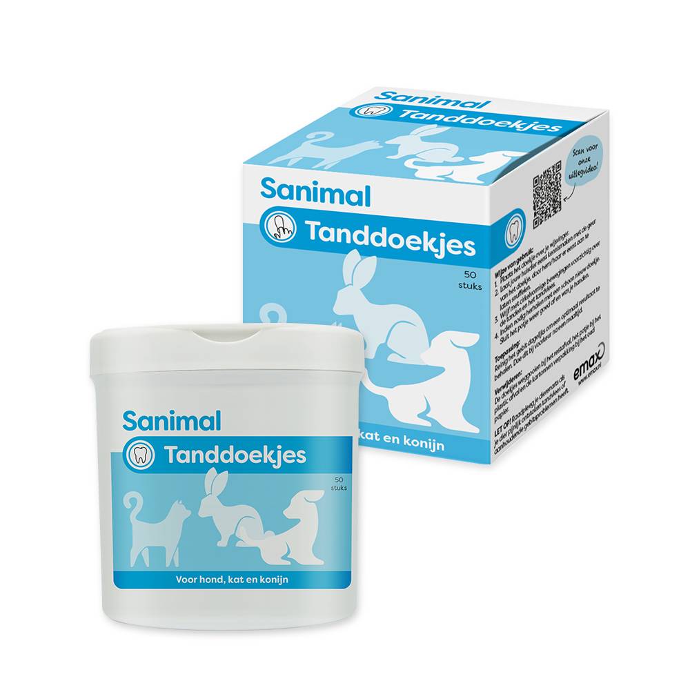 Sanimal Tanddoekjes 50 st.