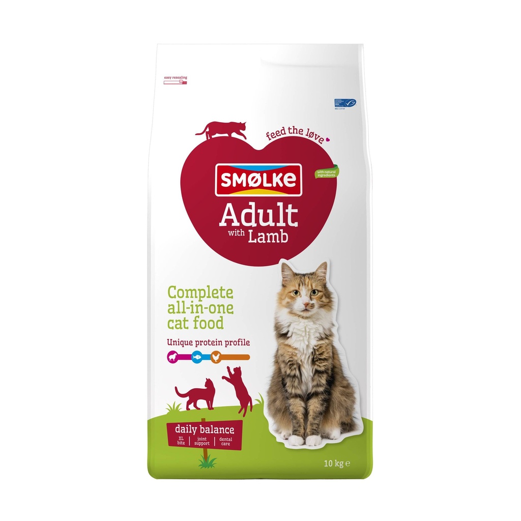 Smolke Kat Adult Lamb 10 kg.