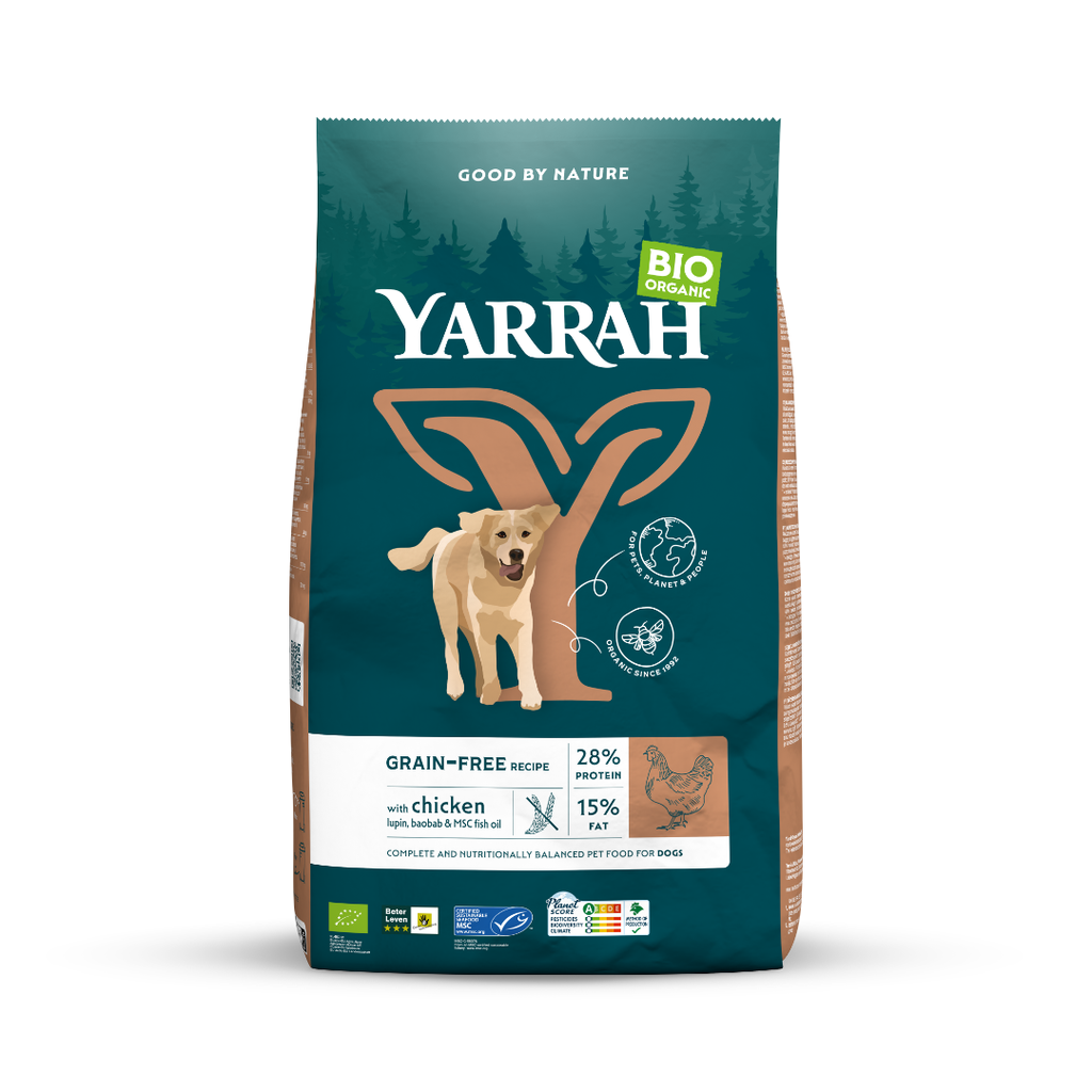 Yarrah Hond Chicken & Fish Graanvrij 10 kg.