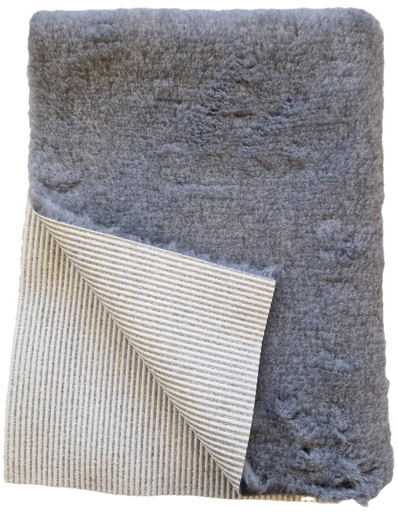 Vetbed M Ongebiesd Antislip Uni Grijs 1 st.