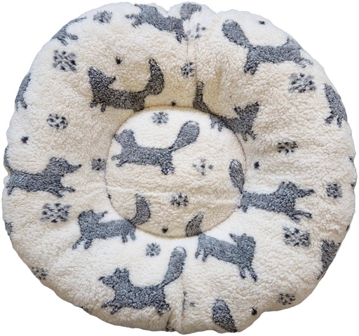 [GH80220] Donut Kussen XL Vos Zwart 1 st.