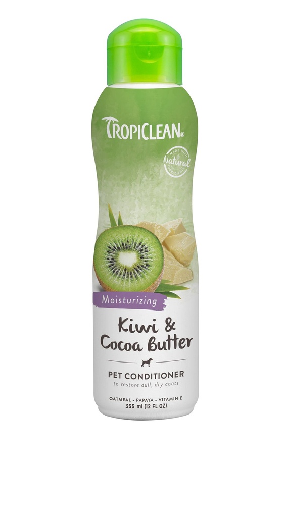 TropiClean Kiwi & Cocobutter Conditioner 355 ml.