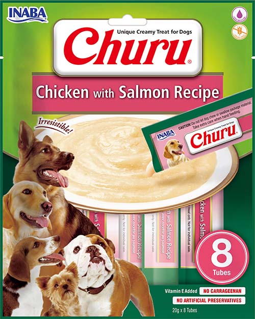 Inaba Dog Churu Chicken With Salmon (8 x 8 x 20 gr.)
