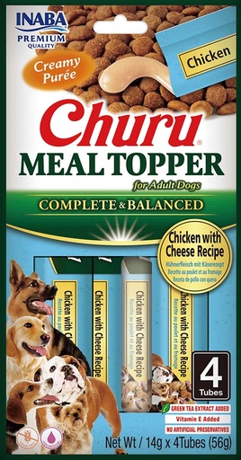 [FP73074] Inaba Dog Meal Topper Chicken With Cheese (12 x 4 x 14 gr.)