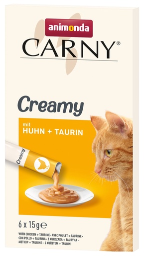 [AM83868] Carny Cat Snack Creamy Chicken&Taurine (11 x 6 x 15 gr.)