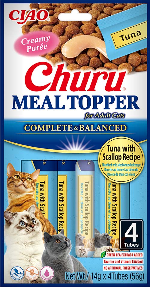 Inaba Meal Topper Tuna With Scallop (12 x 4 x 14 gr.)