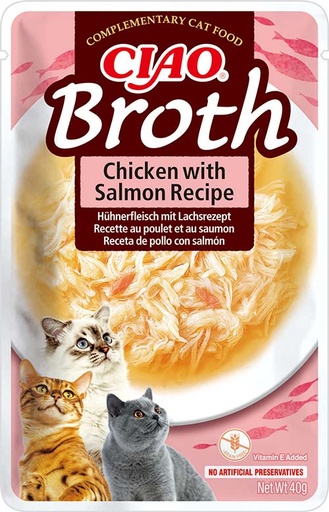 [FP73828] Inaba Broth Bouillon Chicken & Salmon 12 x 40 gr.