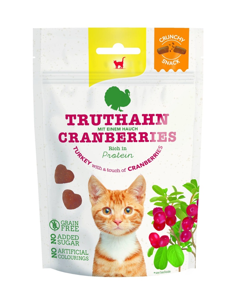 GimCat Crunchy Snack Kalkoen & Cranberry 50 gr.