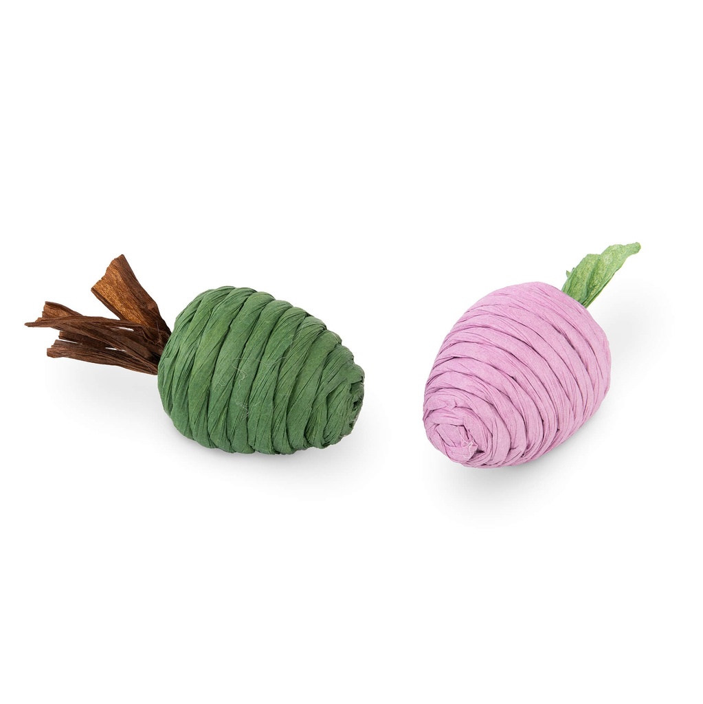 Rogz Paper Rope Radish Green/Pink 1 st.