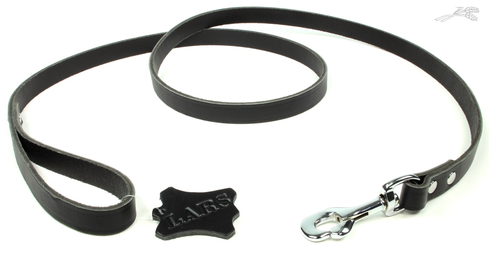 Lijn Softleer Donkerbruin 18 mm / 160 cm 1 st.