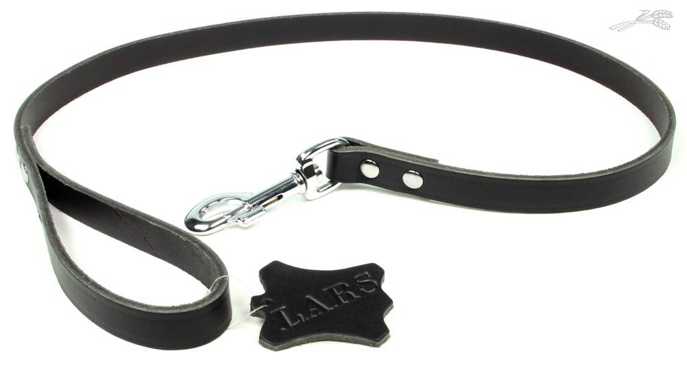 Lijn Softleer Donkerbruin 18 mm / 100 cm 1 st.