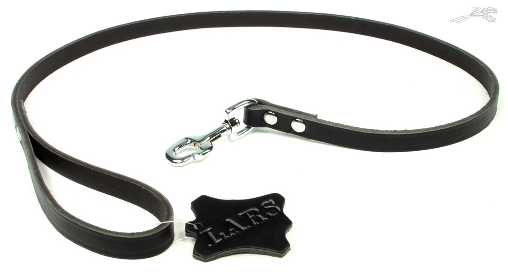 Lijn Softleer Donkerbruin 12 mm / 130 cm 1 st.