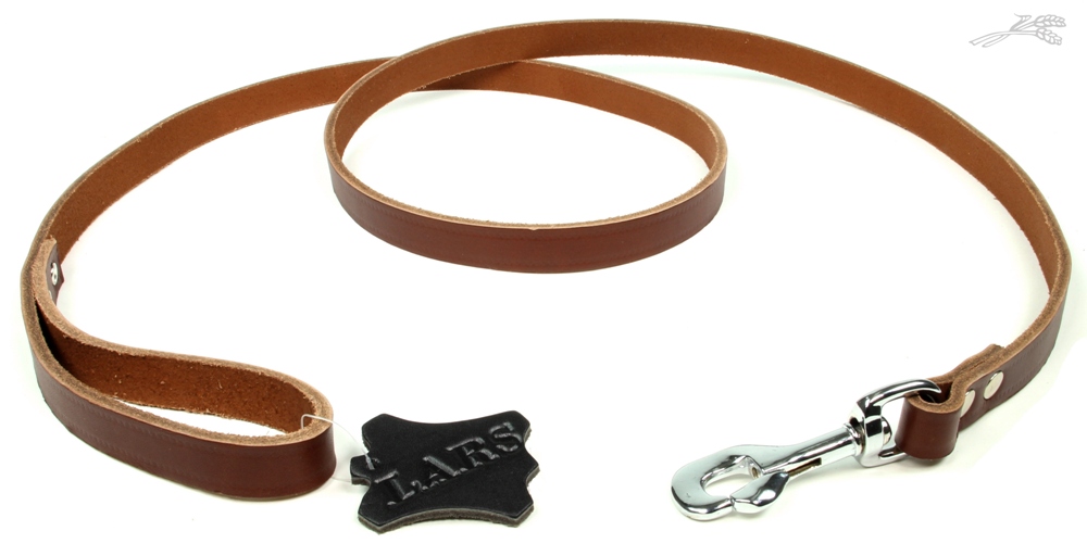 Lijn Softleer Kastanjebruin 18 mm / 160 cm 1 st.