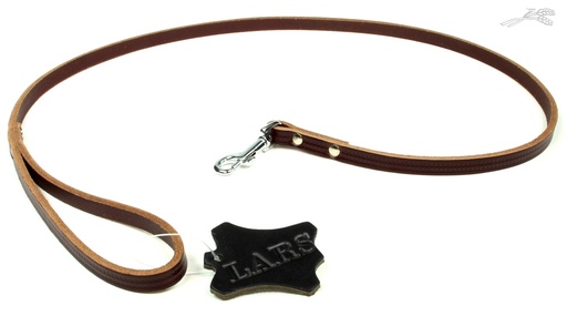 [L54132] Lijn Softleer Kastanjebruin 10 mm / 100 cm 1 st.