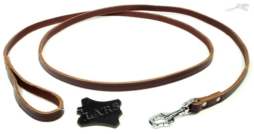 [L54133] Lijn Softleer Kastanjebruin 12 mm / 200 cm 1 st.