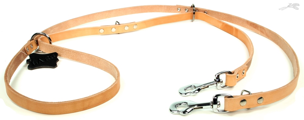 Lijn Dresseer Softleer Naturel 18 mm / 250 cm 1 st.