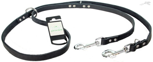 [L54455] Lijn Multi Vetleer Zwart 16 mm / 200 cm 1 st.