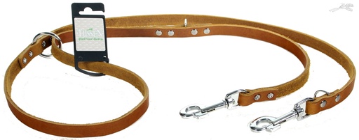 [L54457] Tijssen Lijn Multi Vetleer Cognac 16 mm / 200 cm 1 st.