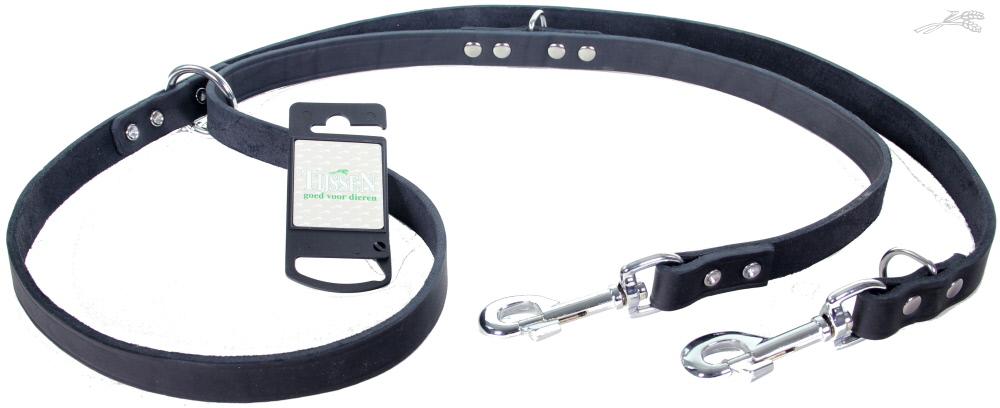 Lijn Multi Vetleer Zwart 20 mm / 200 cm 1 st.