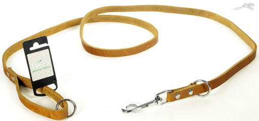 [L54466] Lijn Vario Vetleer Cognac 16 mm / 185 cm 1 st.