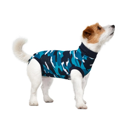 [SU25137] Recovery Suit B Camo Small Blue 1 st.