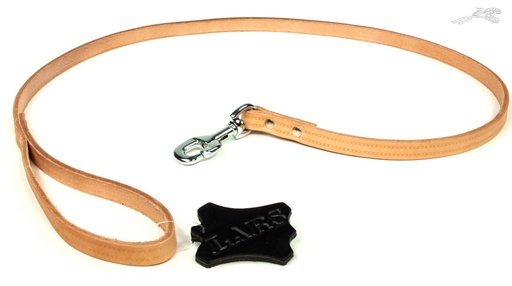 [L54141] Lijn Softleer Naturel 12 mm / 100 cm 1 st.