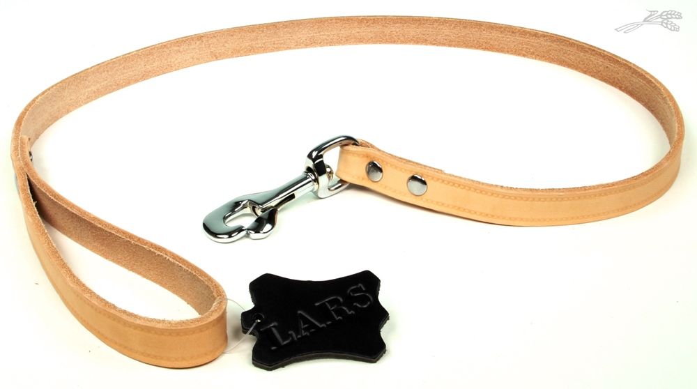 Lijn Softleer Naturel 18 mm / 100 cm 1 st.