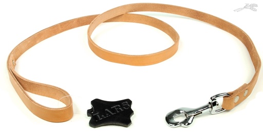 [L54146] Lijn Softleer Naturel 18 mm / 160 cm 1 st.