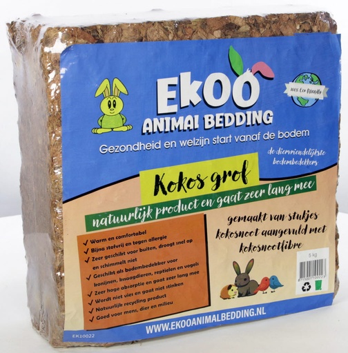 [EK10022] Ekoo Kokosblok Grof 5 kg.