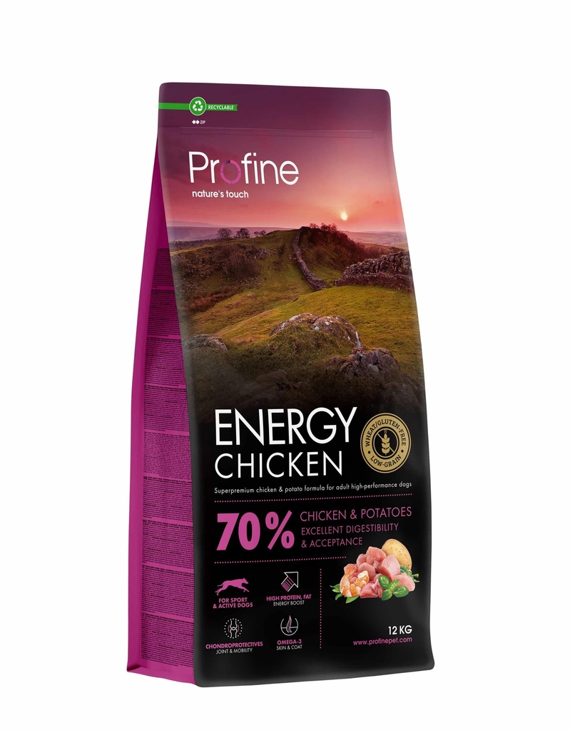 Profine Adult Energy Chicken 12 kg.
