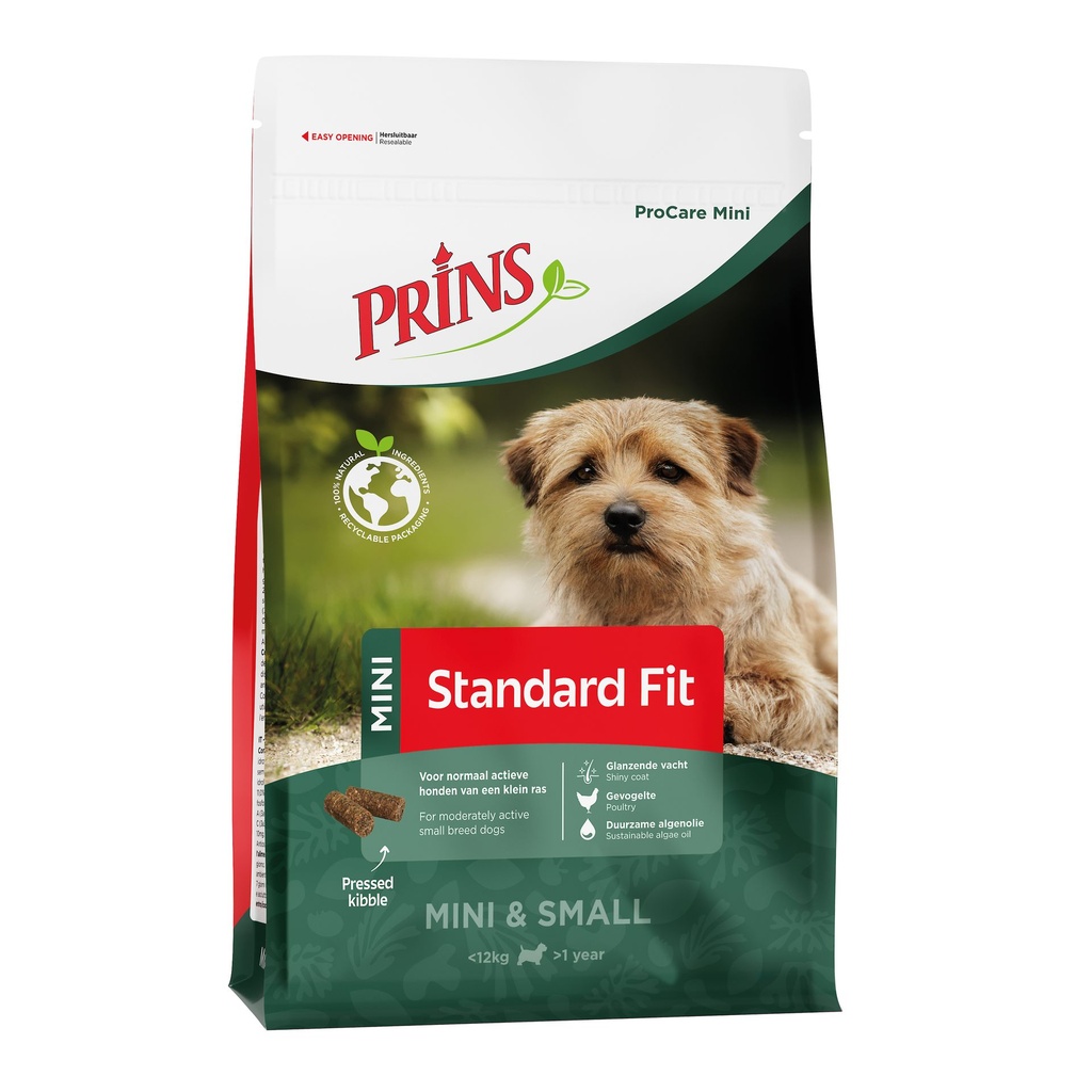Prins Dog Mini Pressed Standard Fit (12 kg.)