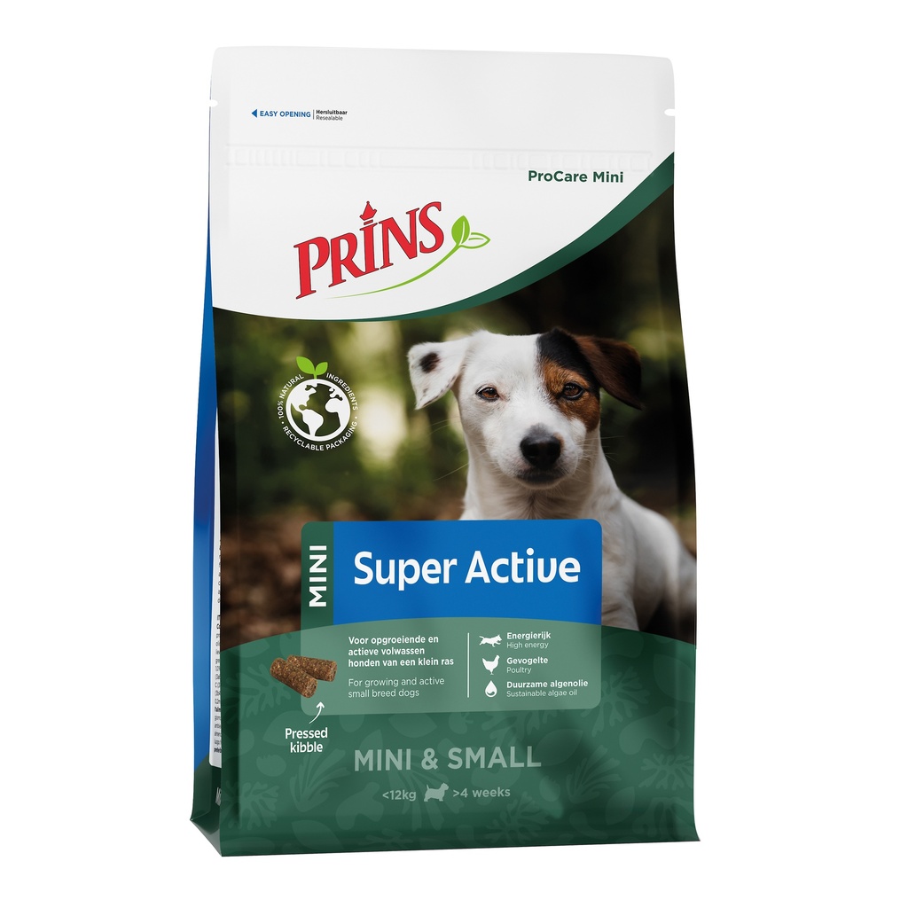 Prins Dog Mini Pressed Super Active (12 kg.)