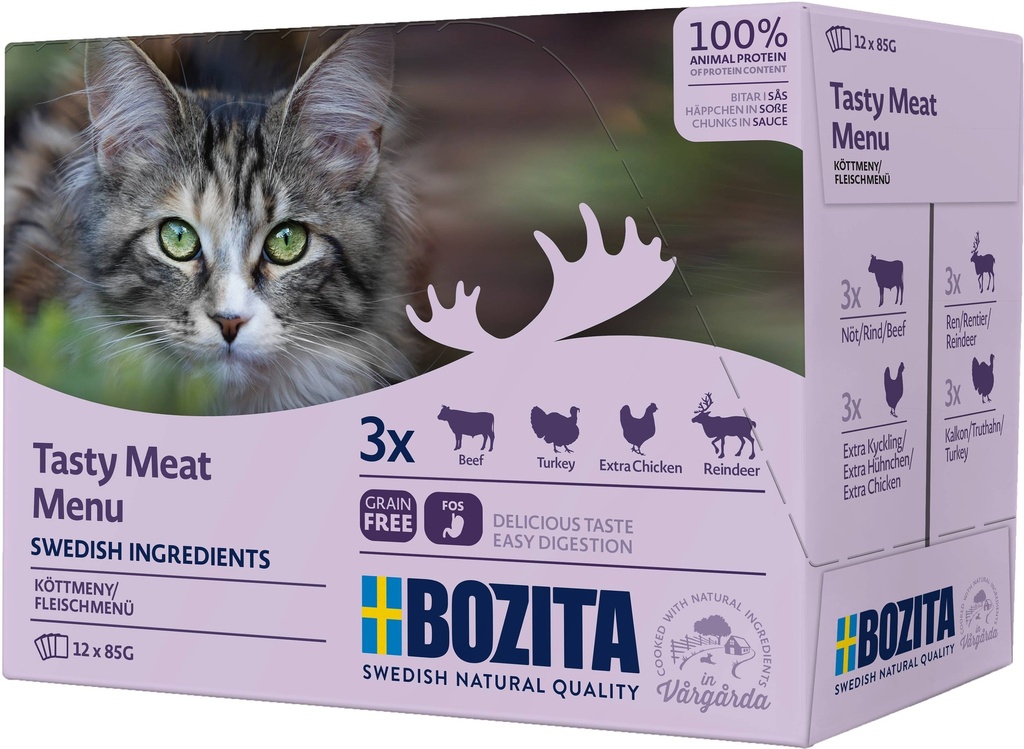 Bozita Feline Pouch MP Meat (12 x 85 gr.)