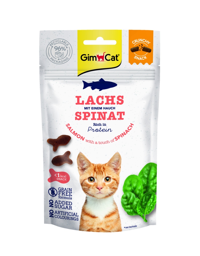 GimCat Crunchy Snack Zalm & Spinazie 50 gr.