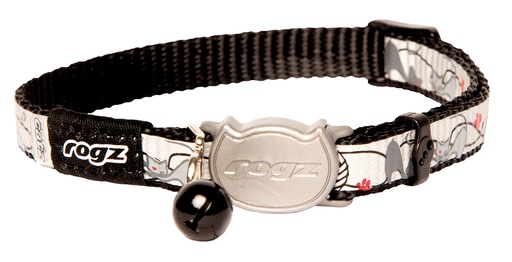 [RCB40A] Rogz Catz Reflectocat Halsband (Black Cat)