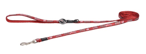 [RHL01CC] Rogz Fancy Dress Lijn (Red Rogz Bone-Red, Small)