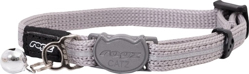 [RCB216S] Catz AlleyCat Halsband (Silver, Extra Small)