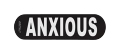 [RBDS01AX] Rogz Badge (Anxious, Small)
