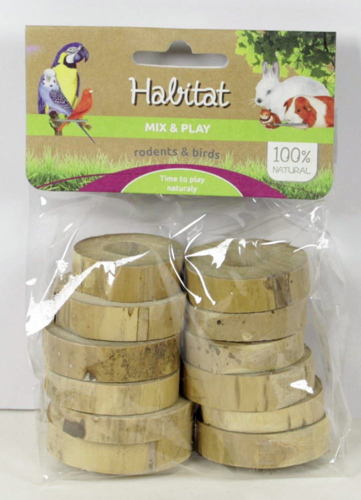 Mix & Play Bamboo Rings 12 st.