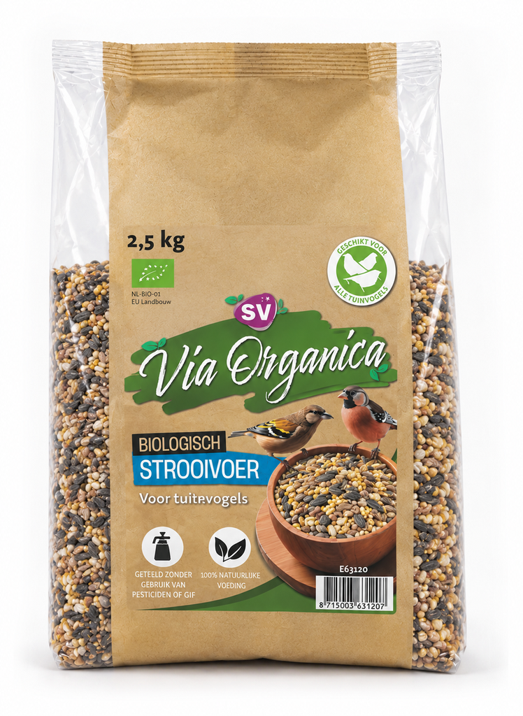 Via Organica Bio Strooivoer 2,5 kg.