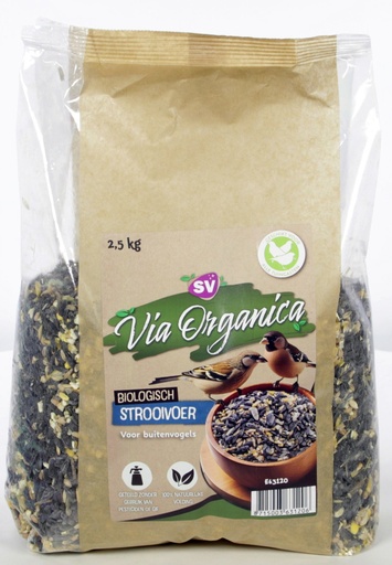 [E63120] Via Organica Bio Strooivoer 2,5 kg.
