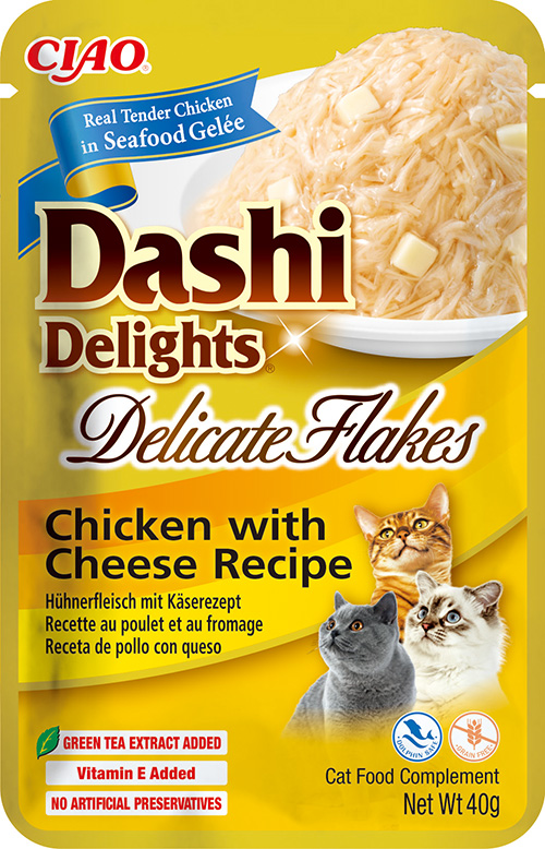 Inaba Dashi Delights Delicate Chicken Cheese 12 x 40 gr.