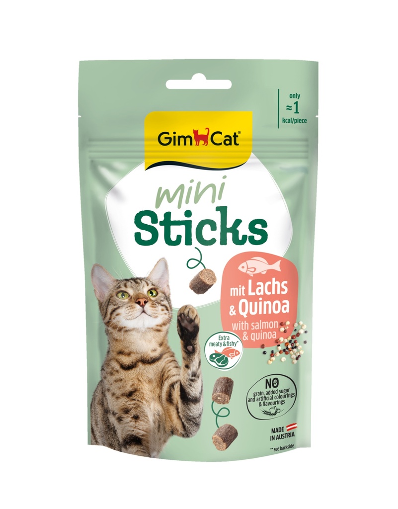 GimCat Mini Sticks Zalm & Quinoa 50 gr.